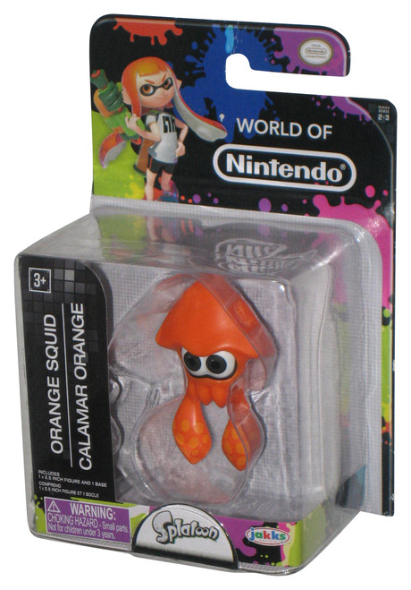 World of Nintendo Splatoon Orange Squid (2016) Jakks Pacific Figure