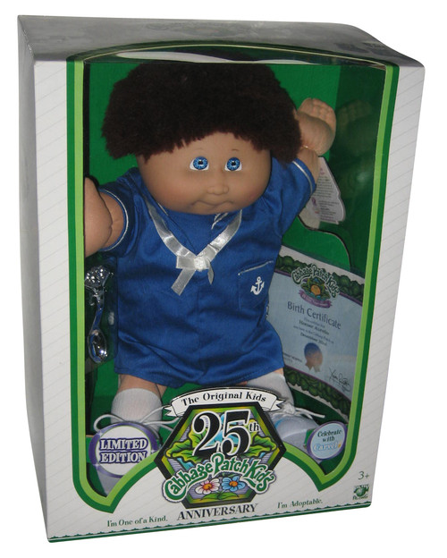 Cabbage Patch Kids Original 25th Anniversary Limited Edition Homer Aurelio Toy Doll w/ Blue Sailor Outfit