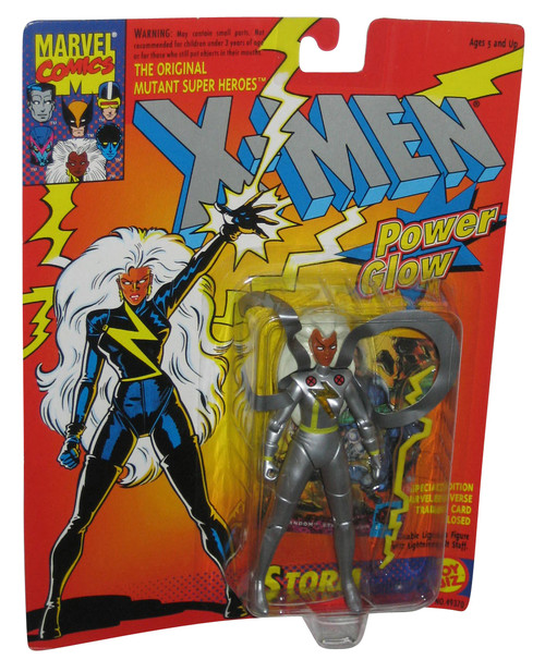 Marvel X-Men Storm Power Glow (1993) Toy Biz Figure - (Silver Outfit)