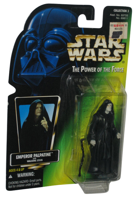 Star Wars Power of The Force (1996) Emperor Palpatine Kenner Figure w/ Walking Stick