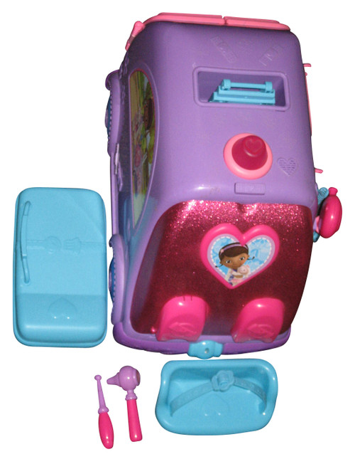 Doc McStuffins Get Better Talking Mobile Clinic Cart Hospital Toy Van - Complete!