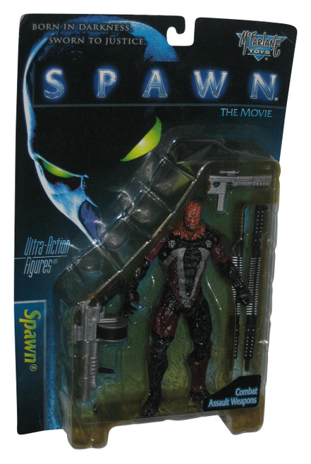 Spawn The Movie Spiked (1997) McFarlane Toys Figure w/ Combat Assault Weapons