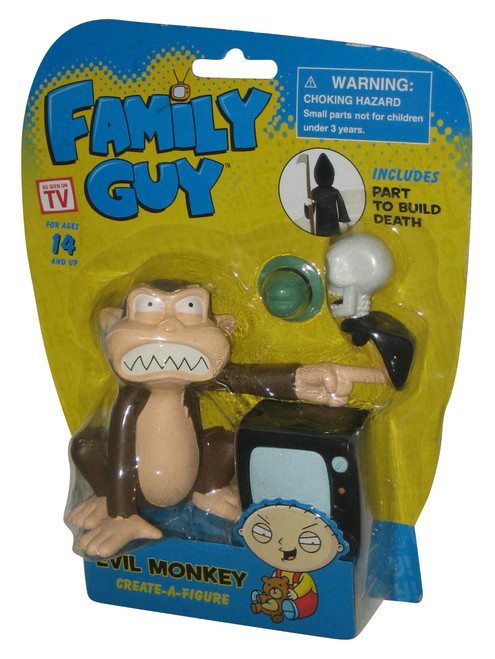 Family Guy As Seen On TV (2013) Evil Monkey Figure w/ Create-A-Figure Death Part - (WalGreens Exclusive)