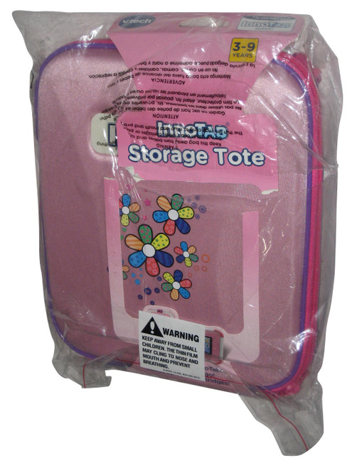 InnoTab V. Reader Pink On The Go Flowers Travel Storage Tote - (Damaged Packaging)
