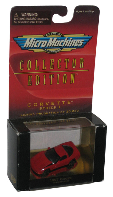 Micro Machines Collector Edition Corvette 1997 Coupe Opening Hood Toy Car