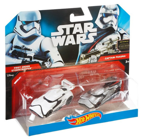Star Wars Hot Wheels (2014) First Order Stormtrooper vs. Captain Phasma Car Toy 2-Pack