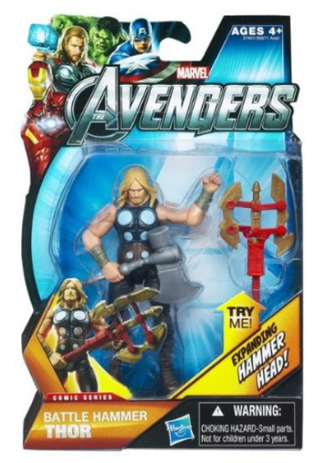 Marvel Comics Avengers Movie (2011) Battle Hammer Thor Action Figure