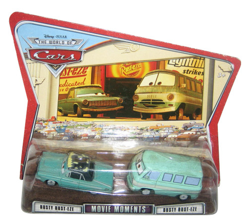 Disney Pixar Cars Movie Moments Rusty & Dusty Rust-Eze Toy Car Set