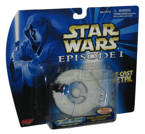 Star Wars Episode I Micro Machines Trade Federation Battleship Die-Cast Toy -