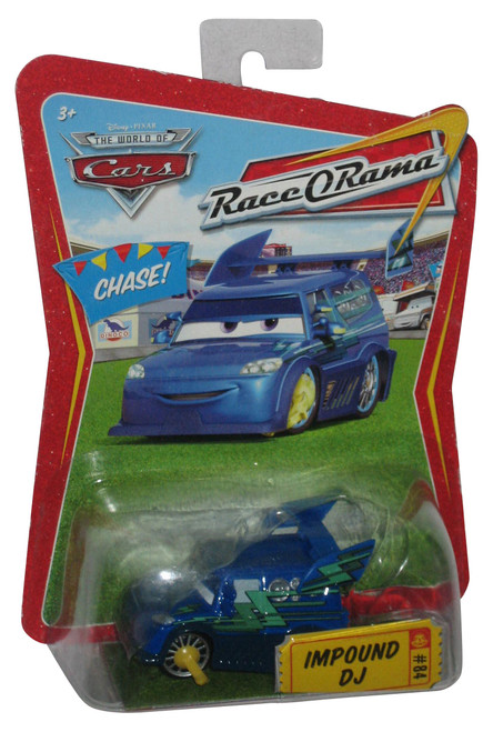 Disney Pixar Cars Movie Race O Rama Impound DJ Die Cast Toy Car