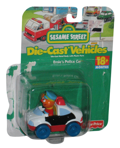 Sesame Street Ernie's Police Car Tyco Preschool (1997) Die Cast Toy Car