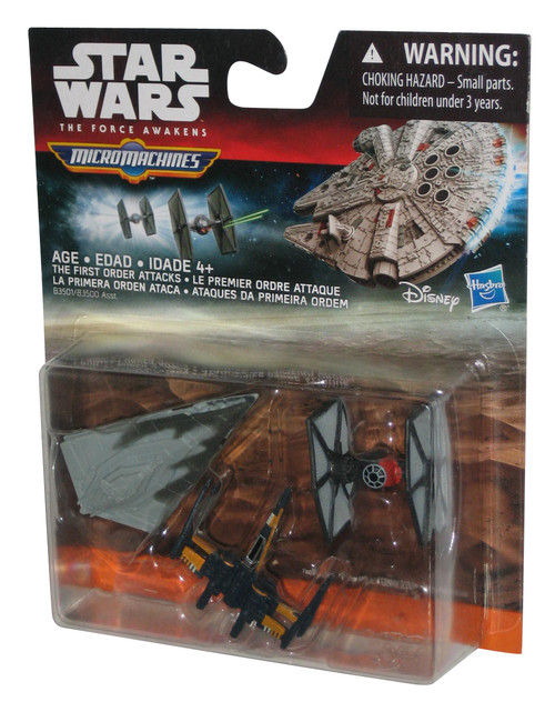 Star Wars Force Awakens Micro Machines (2015) The First Order Attacks Mini Toy Set -