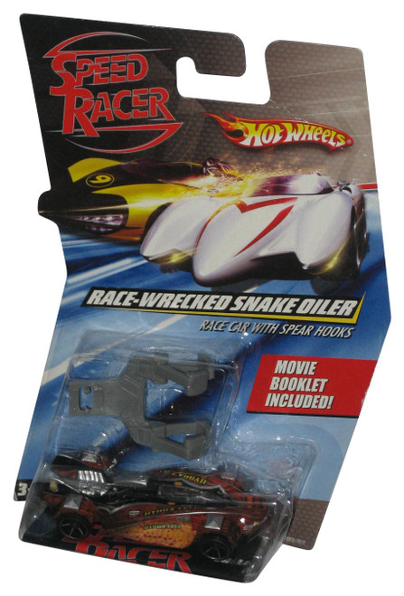 Speed Racer Movie Hot Wheels (2007) Mattel Race-Wrecked Snake Oiler Toy Car w/ Spear Hooks