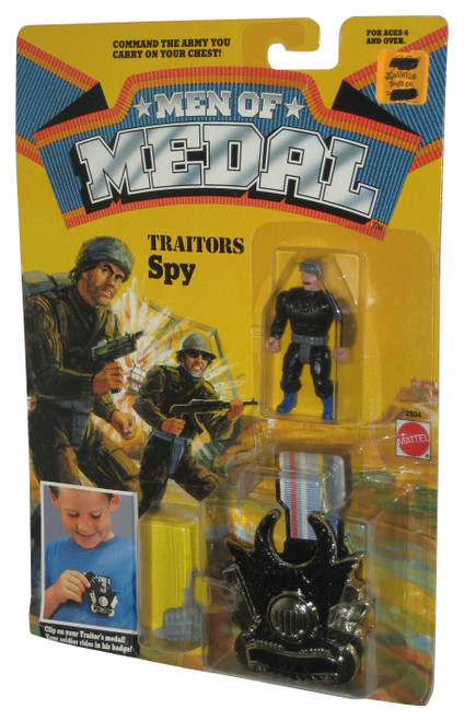 Men of Medal Traitors Spy (1988) Mattel Figure w/ Medal Badge