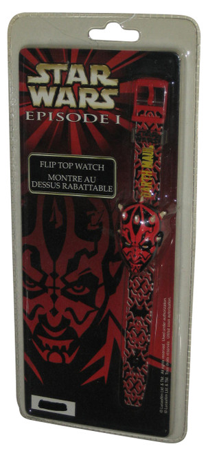 Star Wars Episode I Darth Maul Its About Time Flip Top Watch