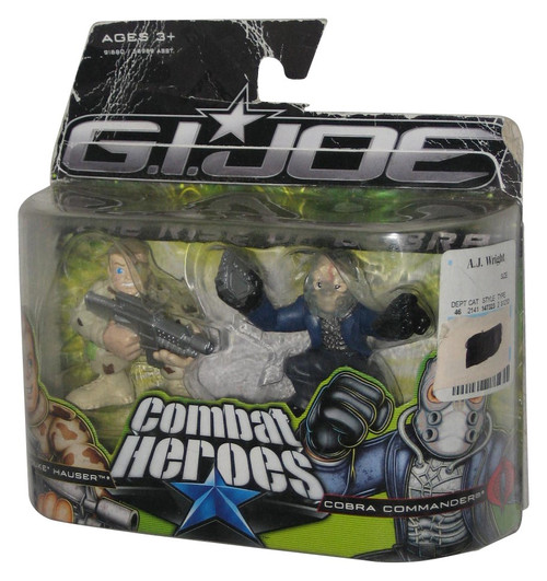 GI Joe Rise of Cobra Combat Heroes (2009) Conrad Duke Hauser & Cobra Commander Figure 2-Pack