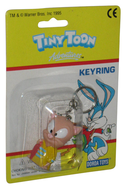 Tiny Toon Adventures Dorda Toys (1995) Hamton J Pig Keyring Keychain