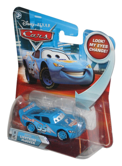Disney Cars Dinoco Lightning McQueen Eyes Change Blue Vehicle Toy Car