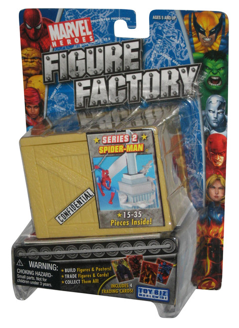 Marvel Build Figure Factory (2005) Toy Biz Spider-Man Series 2 w/ Cards