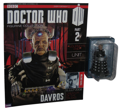 Doctor Who Figurine Collection Part 2 Eaglemoss (2012) Magazine & Davros Figure Set