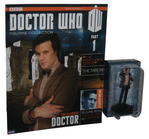 Doctor Who Figurine Collection Part 1 Eaglemoss (2012) Magazine & 11th Doctor Figure Set