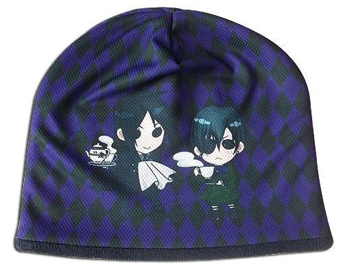 Black Butler Book of Circus SD Sebastian & Ciel Anime Beanie Hat GE-88103