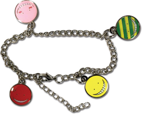 Assassination Classroom Koro Sensei Faces Anime Bracelet GE-87076