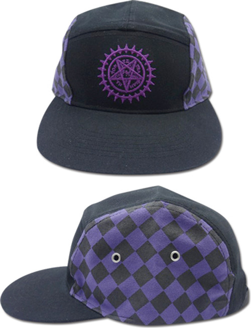 Black Butler 2 Sebastian Contract Symbol Black & Purple Anime Hat GE-32477
