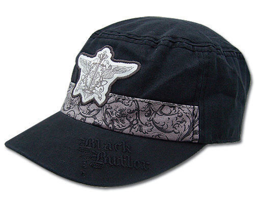 Black Butler Phantomhive Emblem Logo Cadet Anime Hat GE-32001