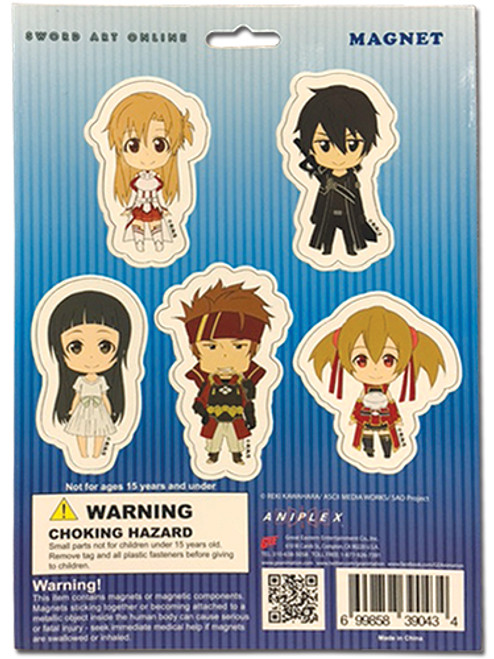 Sword Art Online Chibi Anime Magnet Set GE-39043