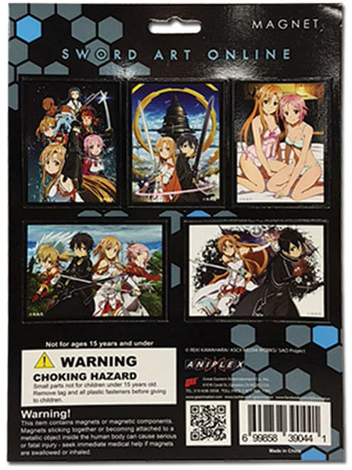 Sword Art Online Chibi Anime Magnet Set GE-39044