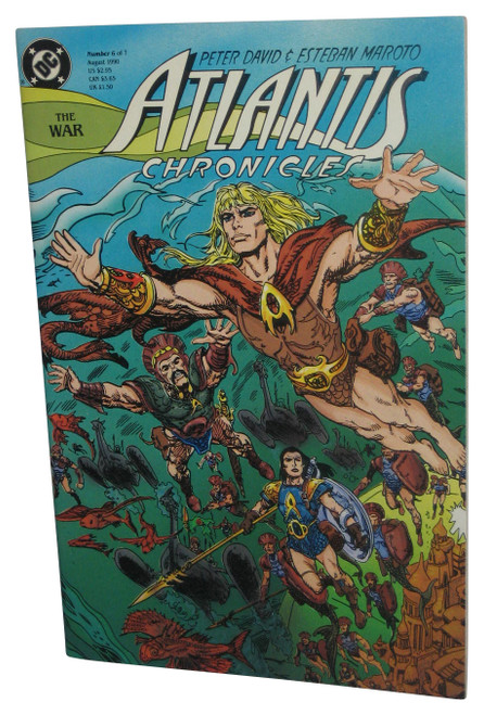 DC Comics Atlantis Chronicles #6 The War August 1990 Comic Book