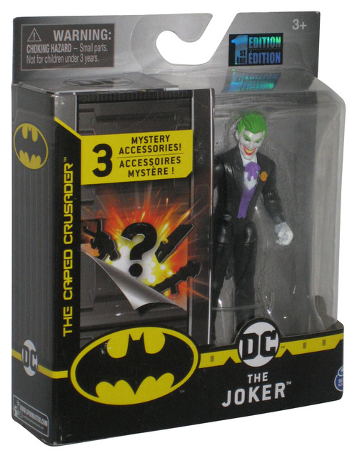 DC Batman Caped Crusader Joker Black Suit (2020) Spin Master 1st Edition 4-Inch Figure