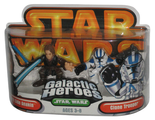 Star Wars Galactic Heroes (2005) Dark Side Anakin & Clone Trooper Hasbro Figure Set