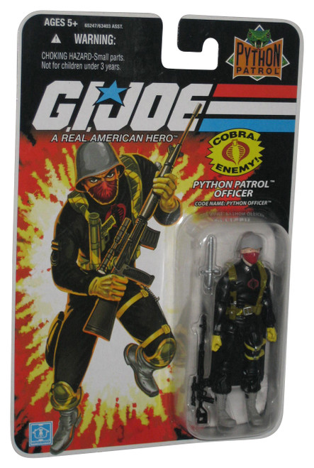 GI Joe Python Patrol Officer (2007) Hasbro 3.75 Inch Figure