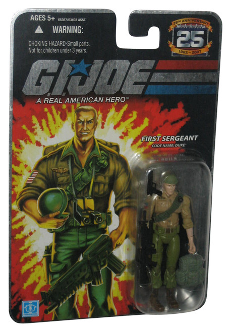 GI Joe 25th Anniversary Duke First Sergeant (2007) Hasbro 3.75 Inch Figure