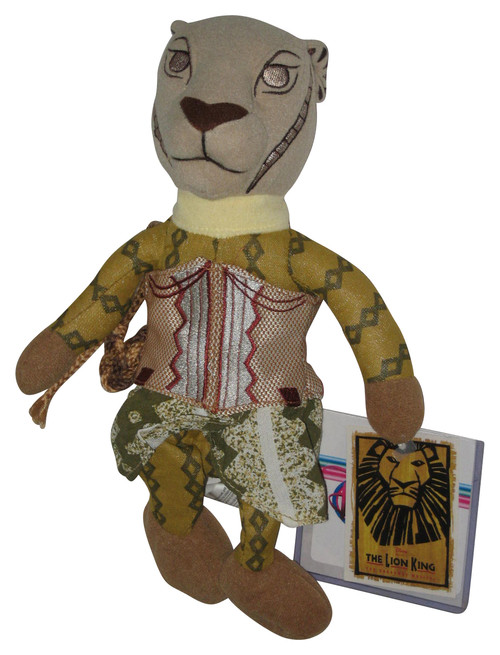 Disney Store Theme Parks Exclusive The Lion King Broadway Musical Nala 8-Inch Bean Bag Toy Plush w/ Tag