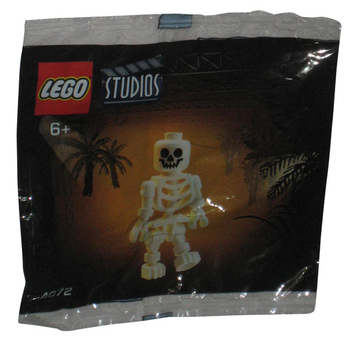 LEGO Studios (2001) Jurassic Park III Skeleton Building Toy Mini Figure Bagged Set 4072