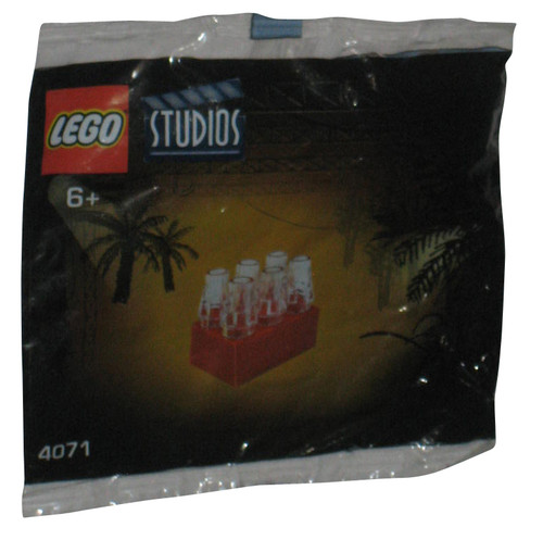 LEGO Studios (2001) Jurassic Park III Coca Cola Bottles Building Toy Bagged Set 4071