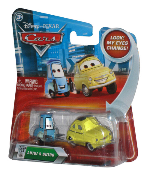 Disney Cars Lenticular Eyes Change Luigi & Guido Die Cast Toy Car