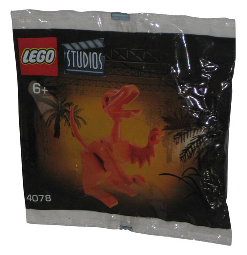 LEGO Studios (2001) Jurassic Park III Orange Dinosaur T-Rex Building Mini Figure Bagged Set 4078