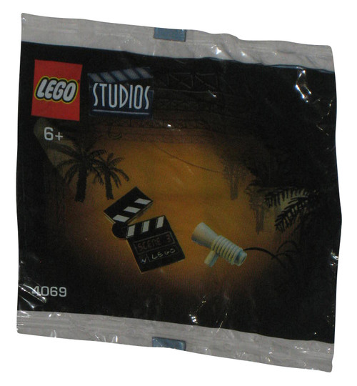 LEGO Studios (2001) Jurassic Park III Katinko & Megaphone Building Toy Bagged Set 4069