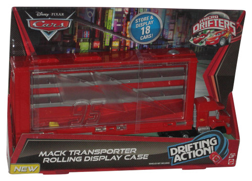 Disney Cars Micro Drifters (2012) Mack Transporter Rolling Display Case