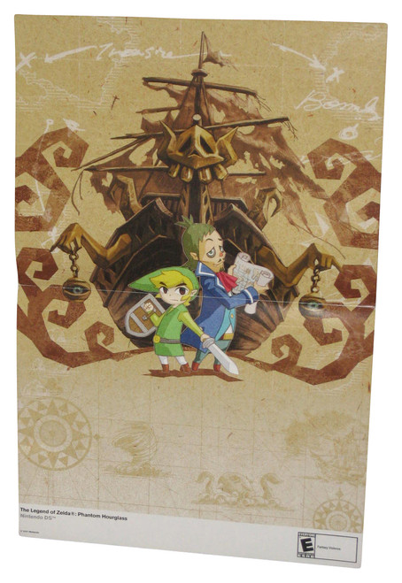 Nintendo Power Legend of Zelda Phantom Hourglass & Twilight Princess Double Sided Poster