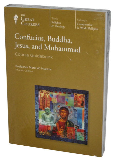 Confucius, Buddha, Jesus, and Muhammad Great Courses DVD & Course Guide Book Set - (Professor Mark W. Muesse)