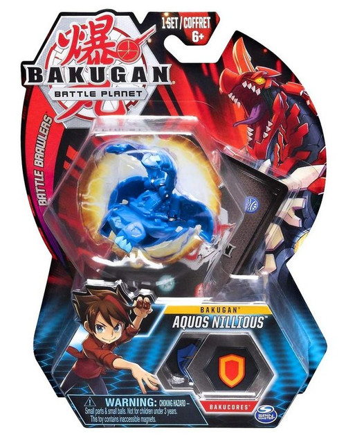 Bakugan Battle Planet Brawlers Aquos Nillious Spin Master 2-Inch Toy Figure