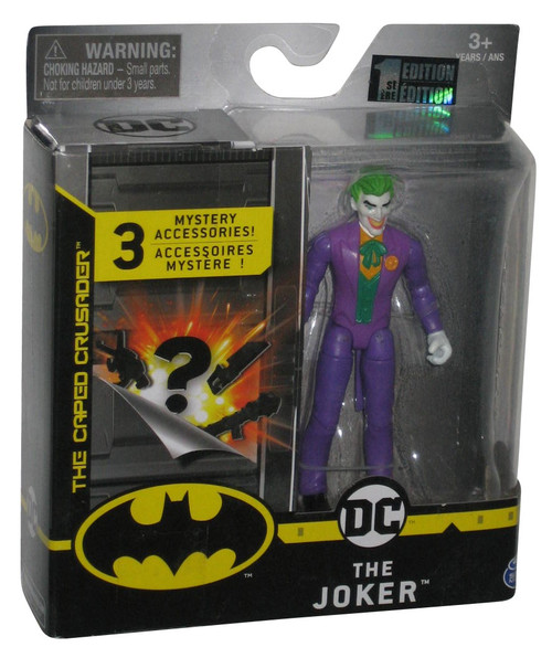 DC Batman Caped Crusader The Joker Purple Suit (2020) Spin Master 1st Edition 4-Inch Figure