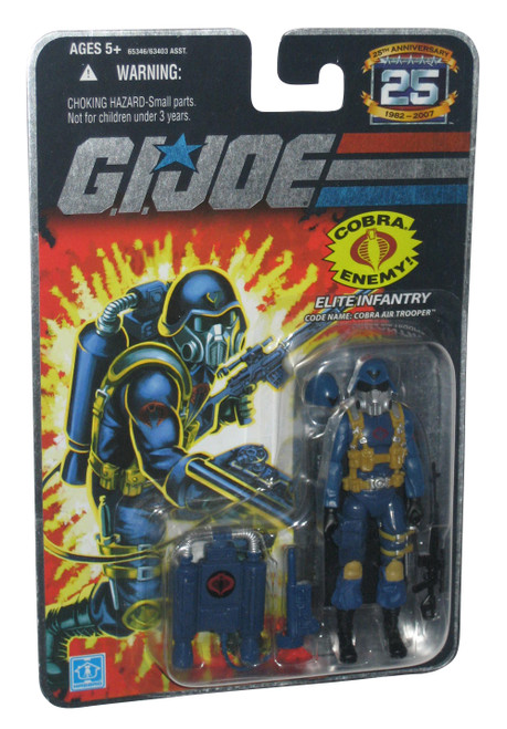 GI Joe 25th Anniversary Cobra Air Trooper Elite Infantry Hasbro Action Figure