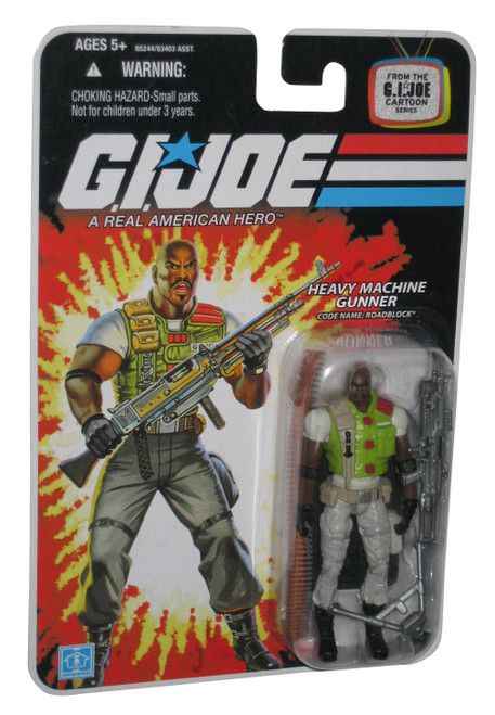 GI Joe Cartoon Series (2007) Roadblock Heavy Machine Gunner 3.75 Inch Figure