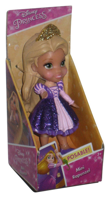 Disney Princess Mini Rapunzel 3.5-Inch Posable Doll w/ Glitter Dress